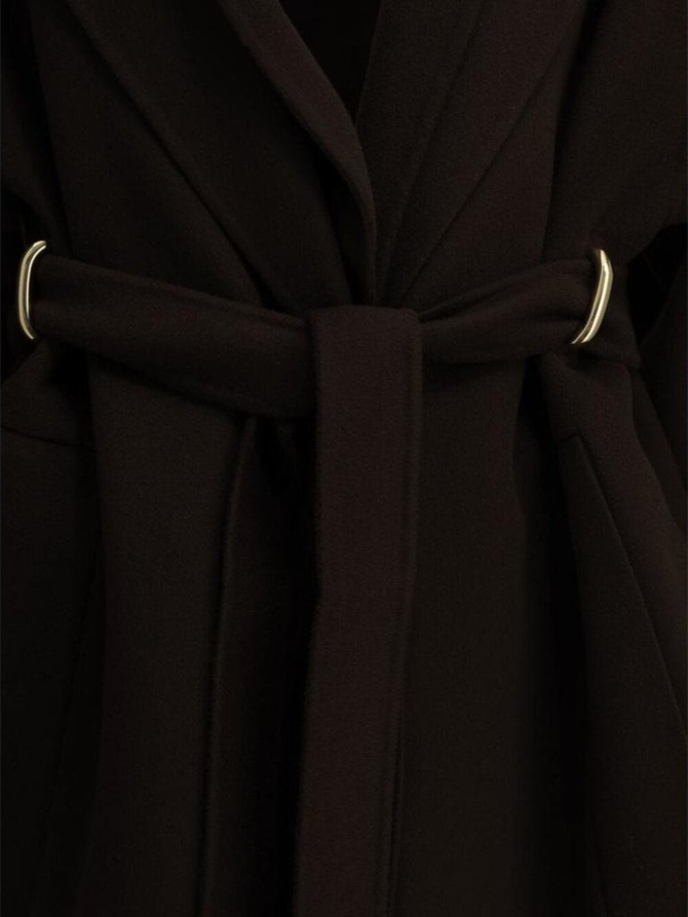 Max Mara Sportmax Long Coat In Pure Wool Tag Size 38 Women - Picture 3 of 4